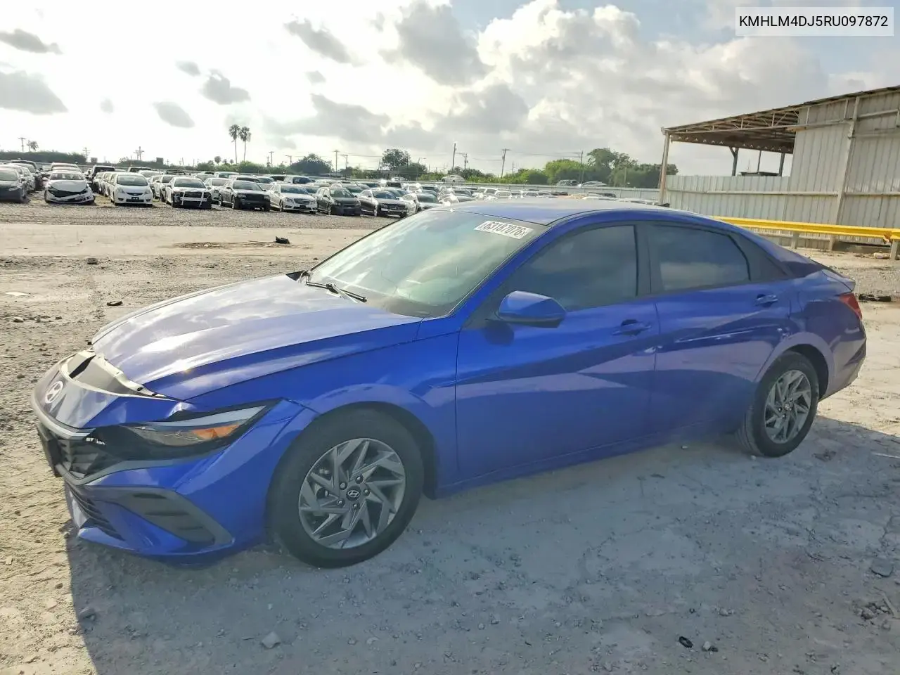 Hyundai Elantra Blue 2024
