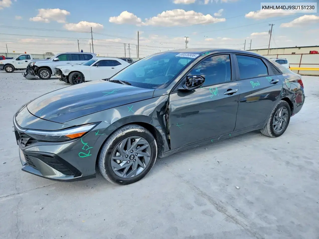 Hyundai Elantra Hybrid Blue 2025