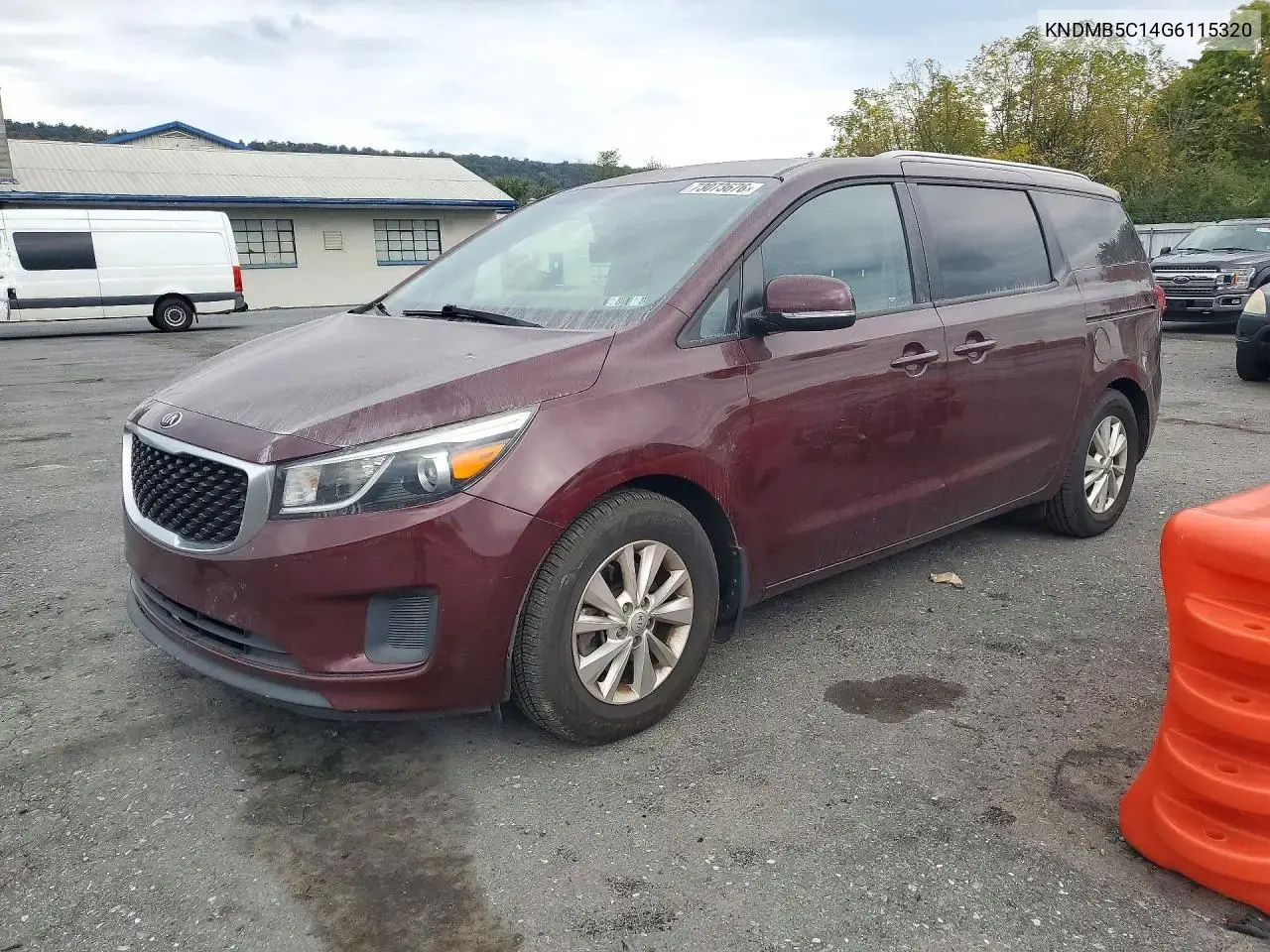 Kia Sedona Lx 2016