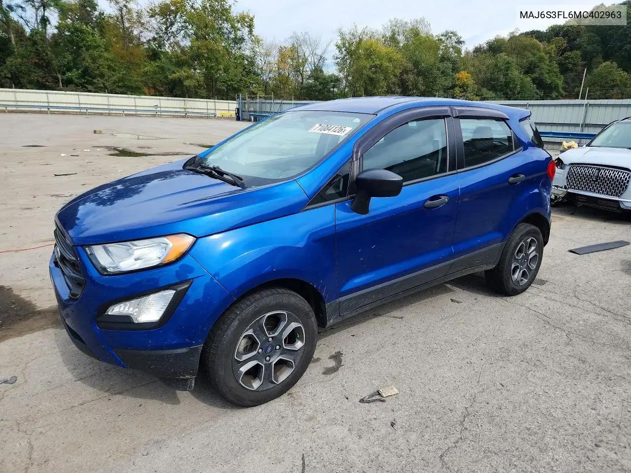 Ford Ecosport S 2021