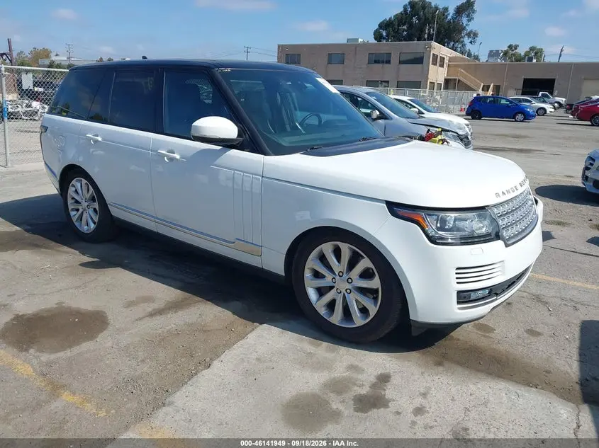 Land Rover Range Rover 3.0L V6 Supercharged Hse 2016