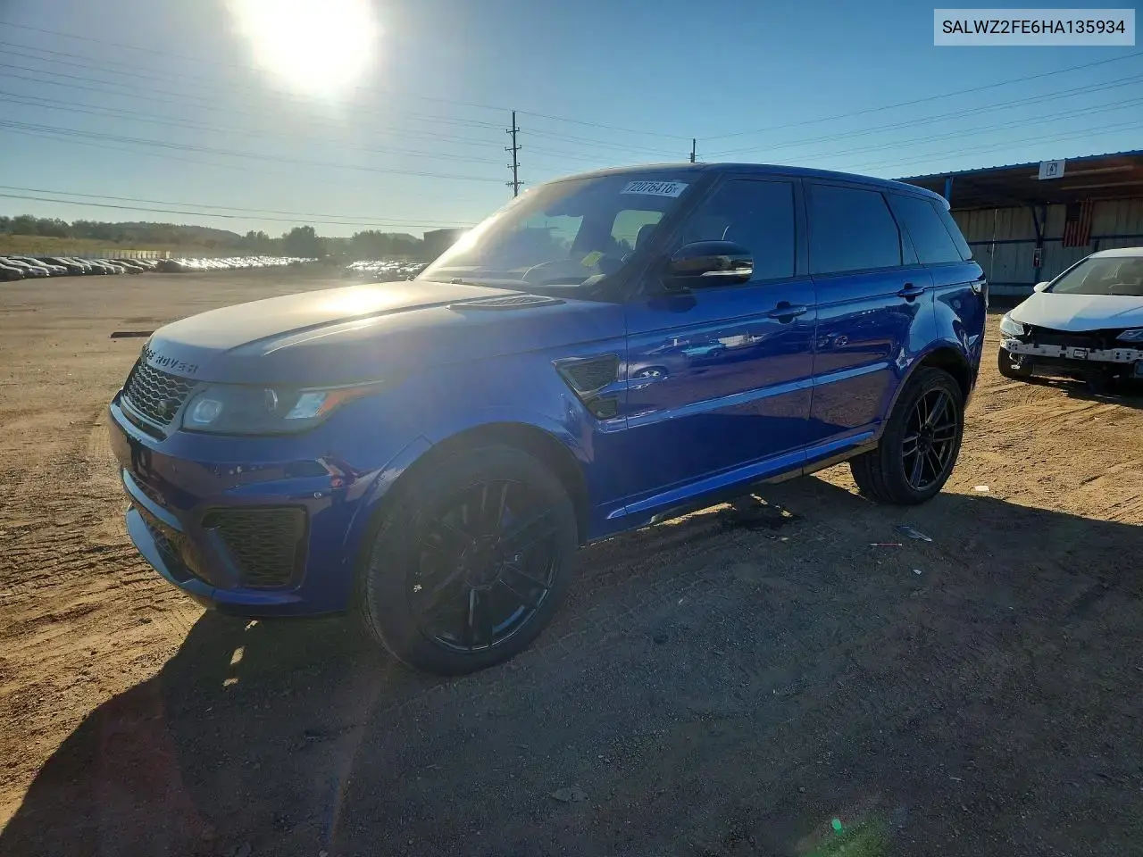 Land Rover Range Rover Sport Svr 2017