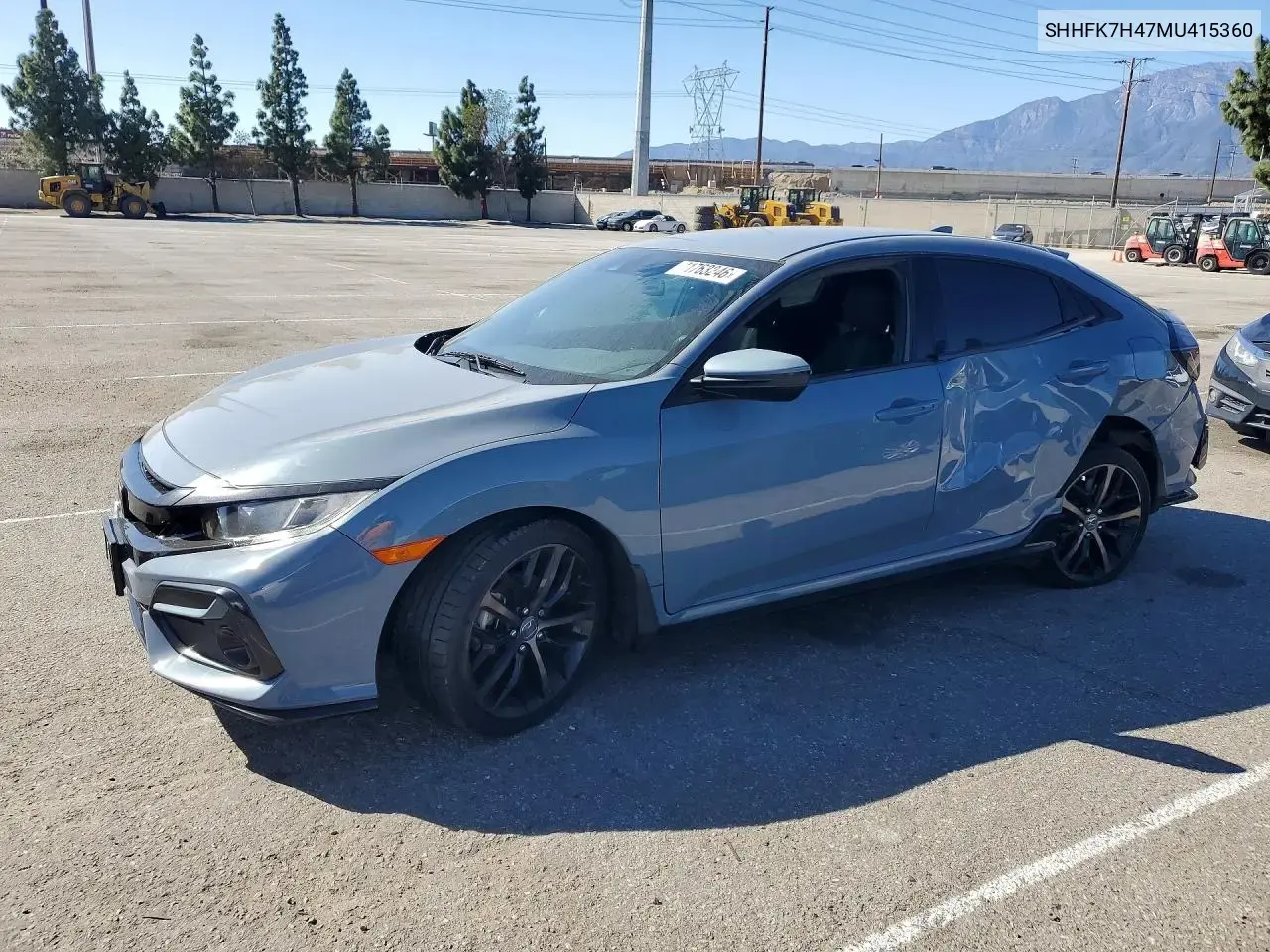 Honda Civic Sport 2021