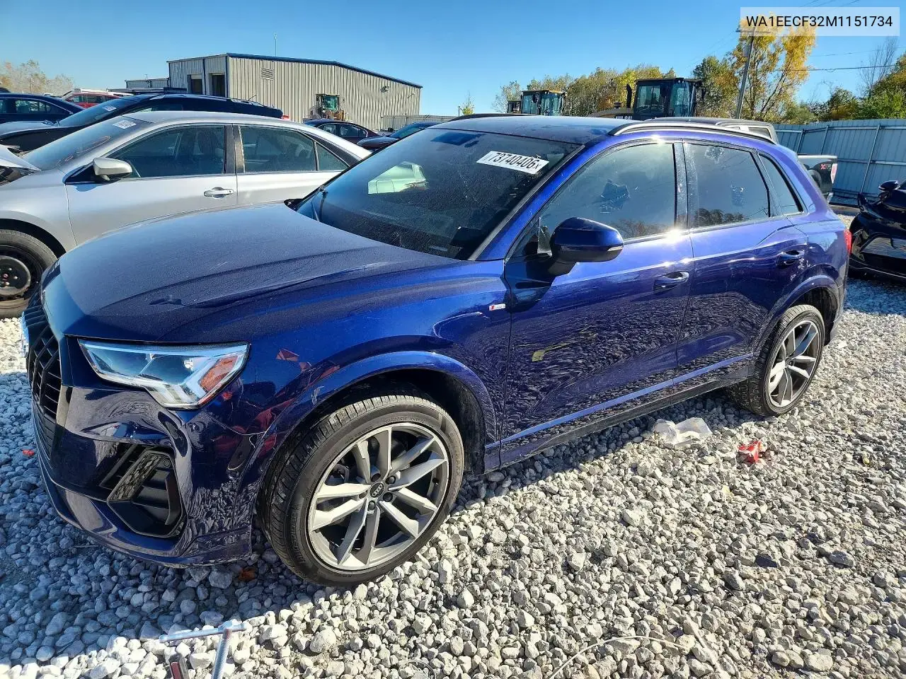 Audi Q3 Premium Plus S Line 45 2021