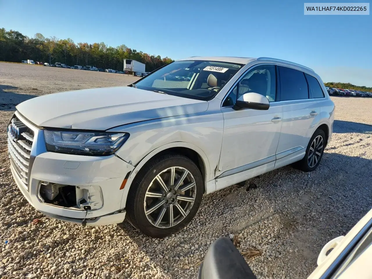 Audi Q7 Premium Plus 2019