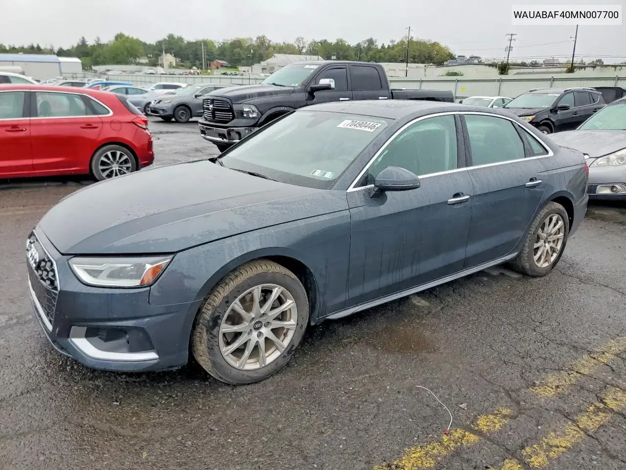 Audi A4 Premium 40 2021