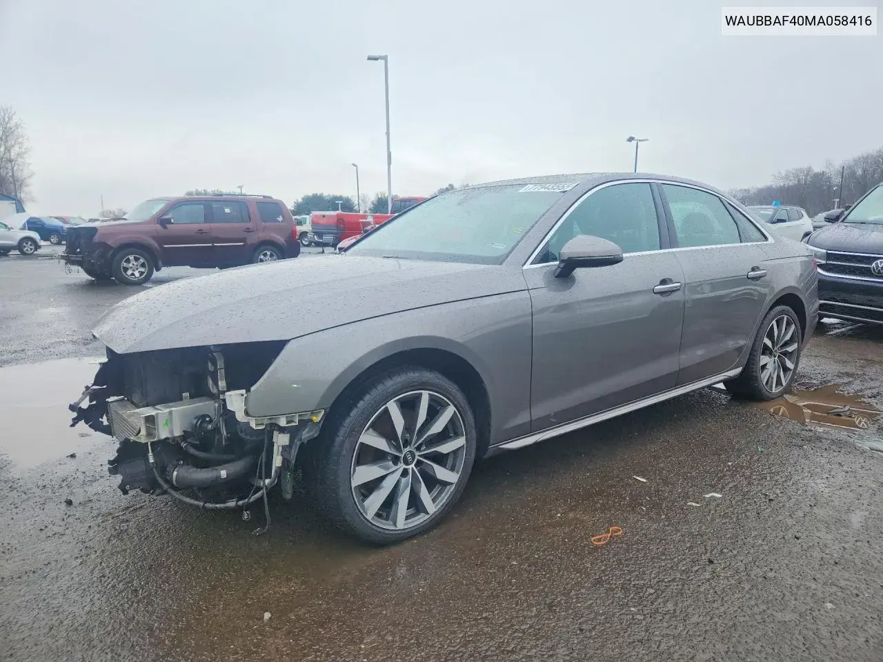 Audi A4 Premium Plus 40 2021