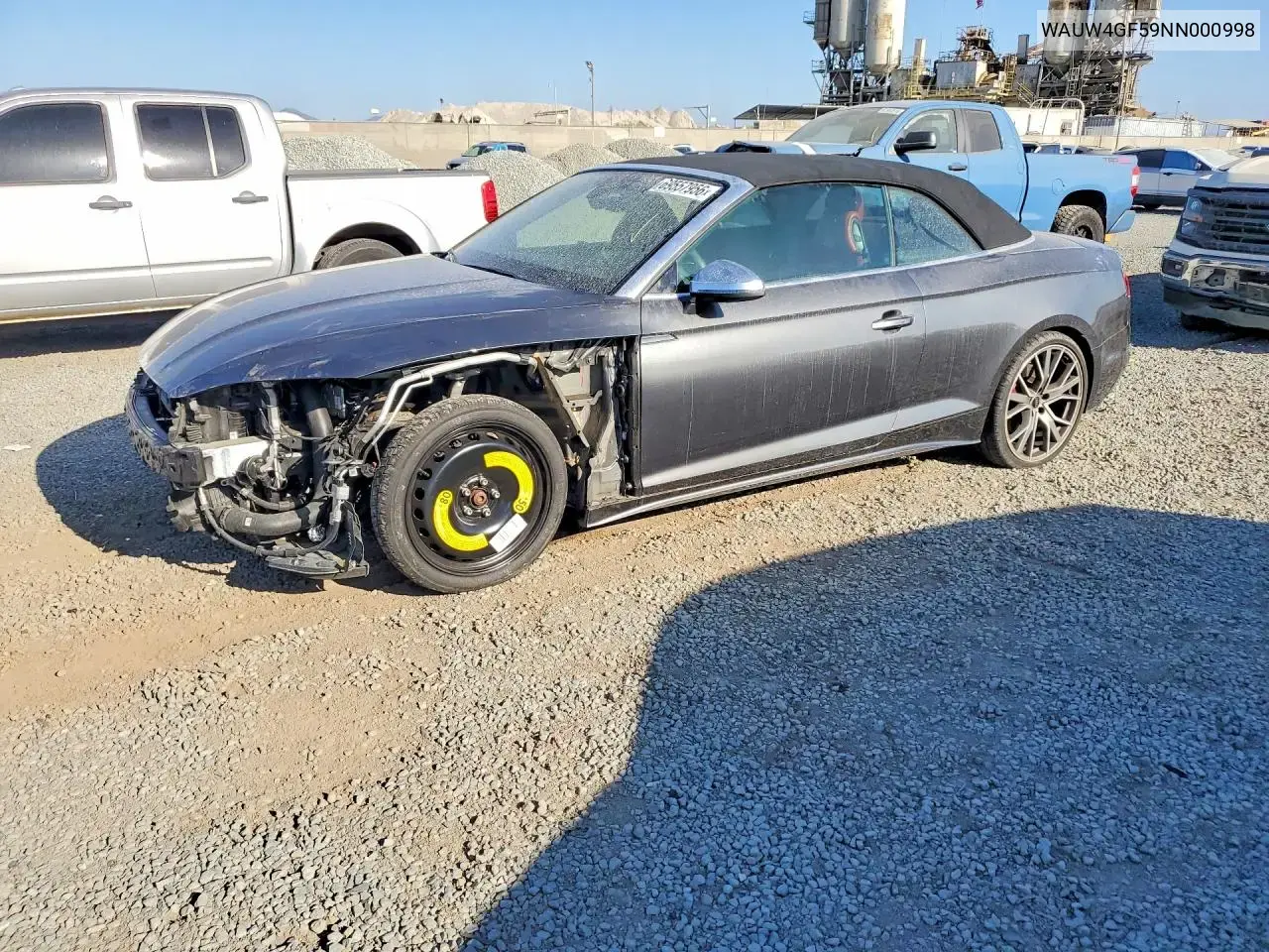 Audi S5 Premium Plus 2022