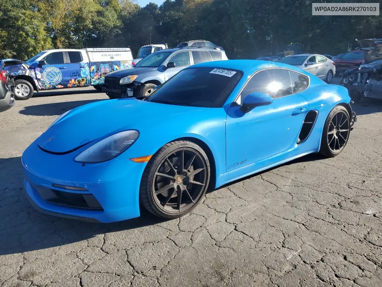Porsche Cayman Gts 2024