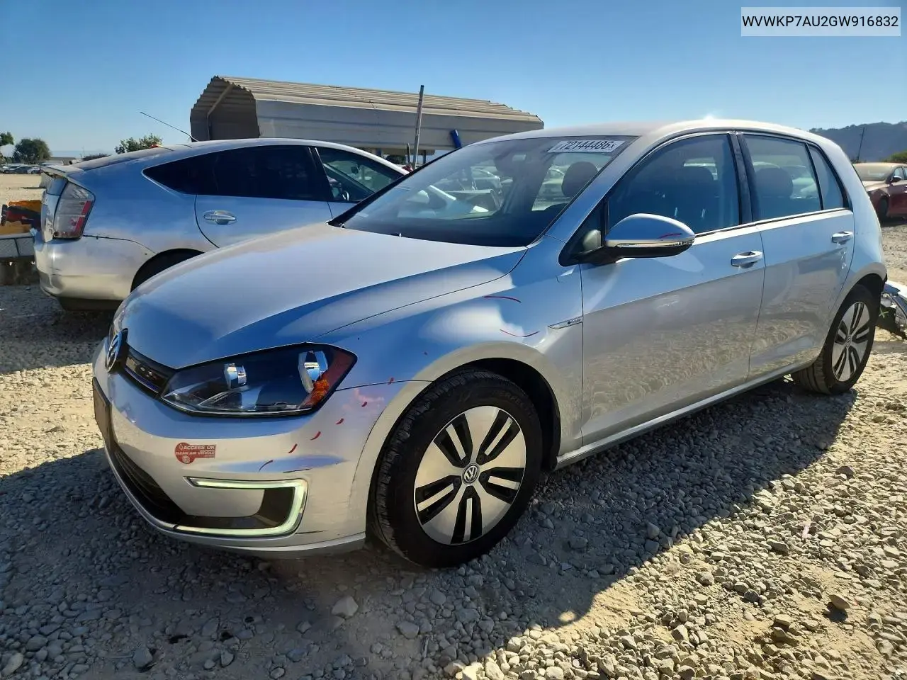 Volkswagen E-Golf Se 2016