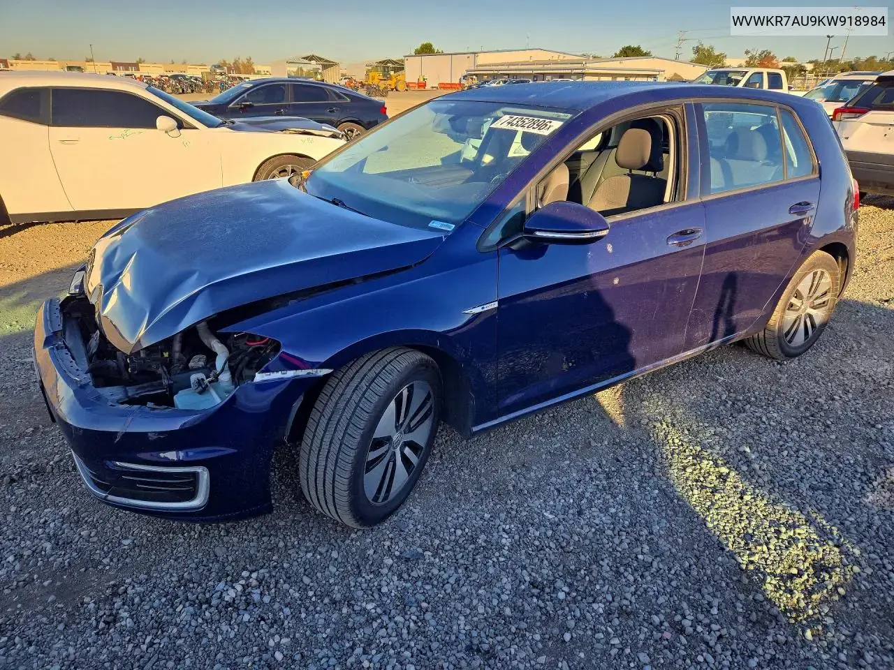 Volkswagen E-Golf Se 2019
