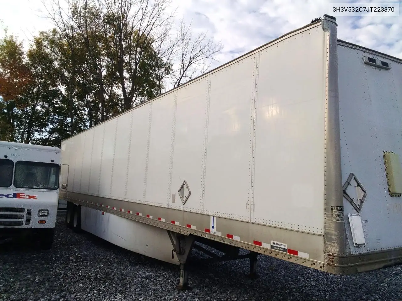 Hyundai Translead Vc2530152-Js Dry Van Trailer 2018