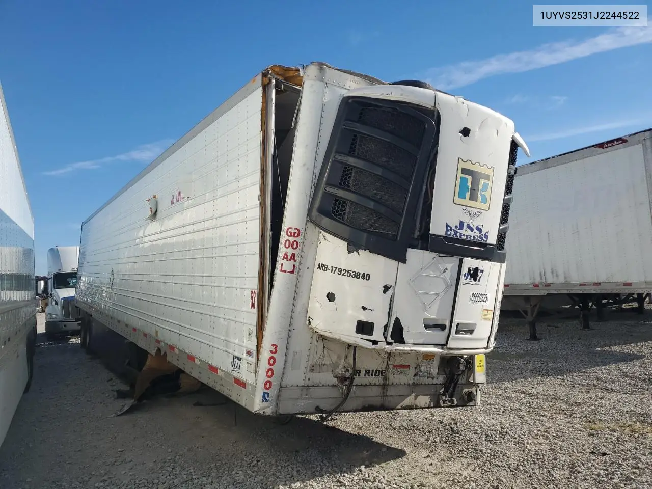 Utility Refrigerated Van Trailer 2018