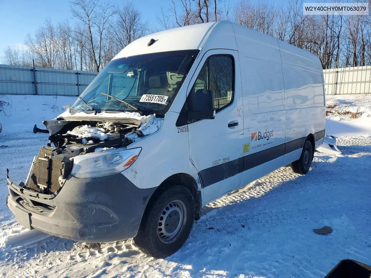 Freightliner Sprinter 2500 Delivery Van 2021