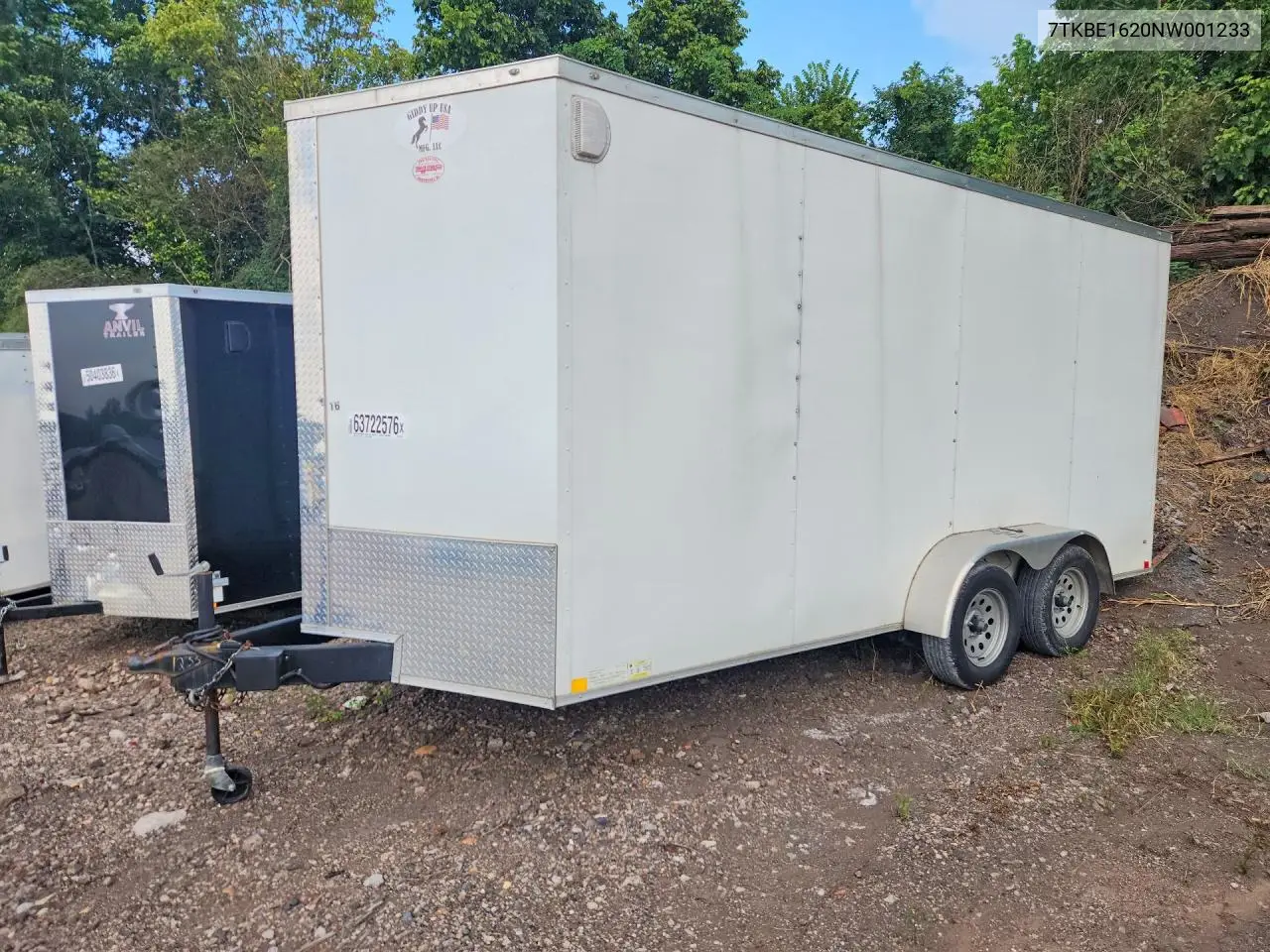 Giddy Up 7X16Ta Enclosed Cargo Trailer 2022