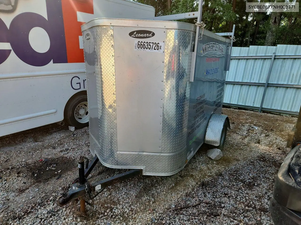 Leonard Enclosed Cargo Trailer 2022