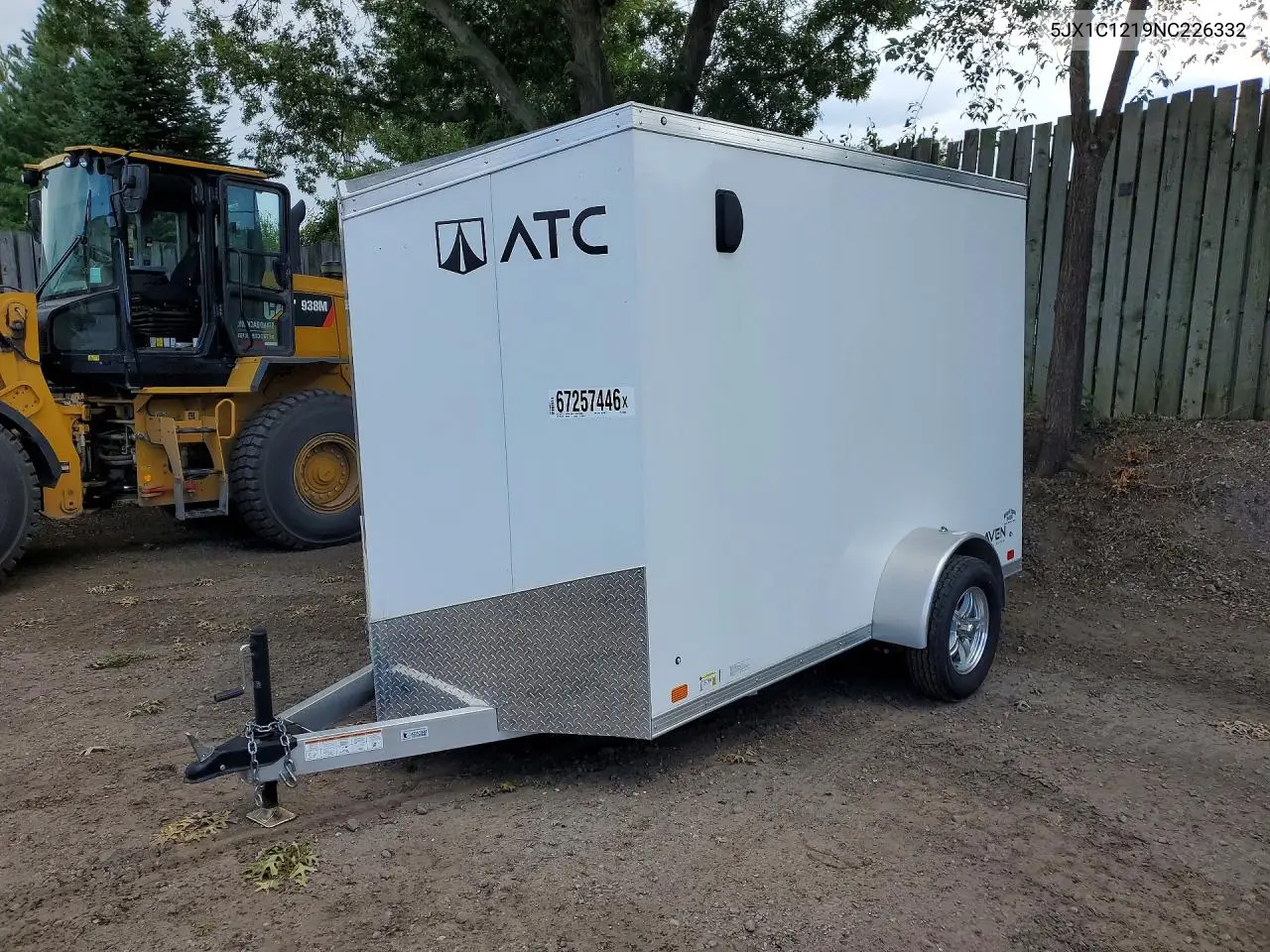 Aluminum Cglab6010+2-1S2.9K-6.5 Enclosed Cargo Trailer 2022