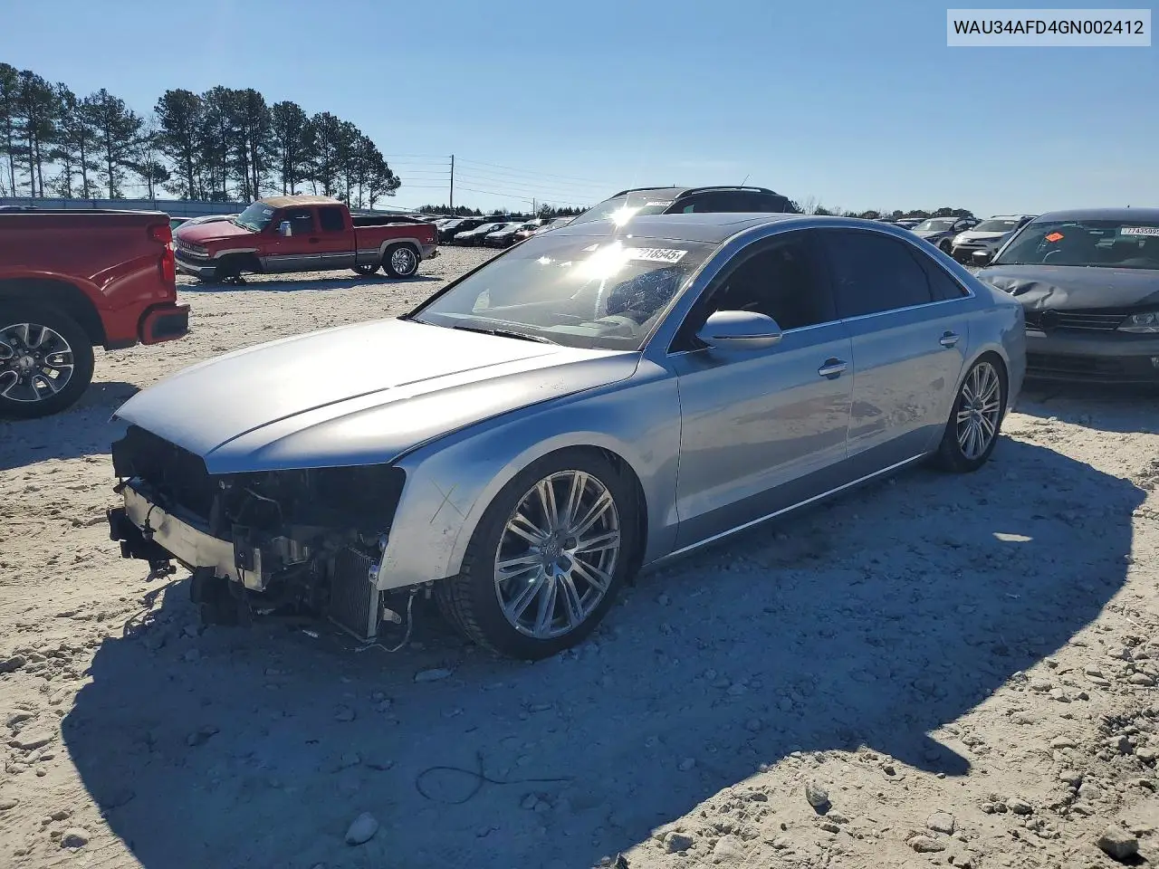 Audi A8 L Quattro 2016
