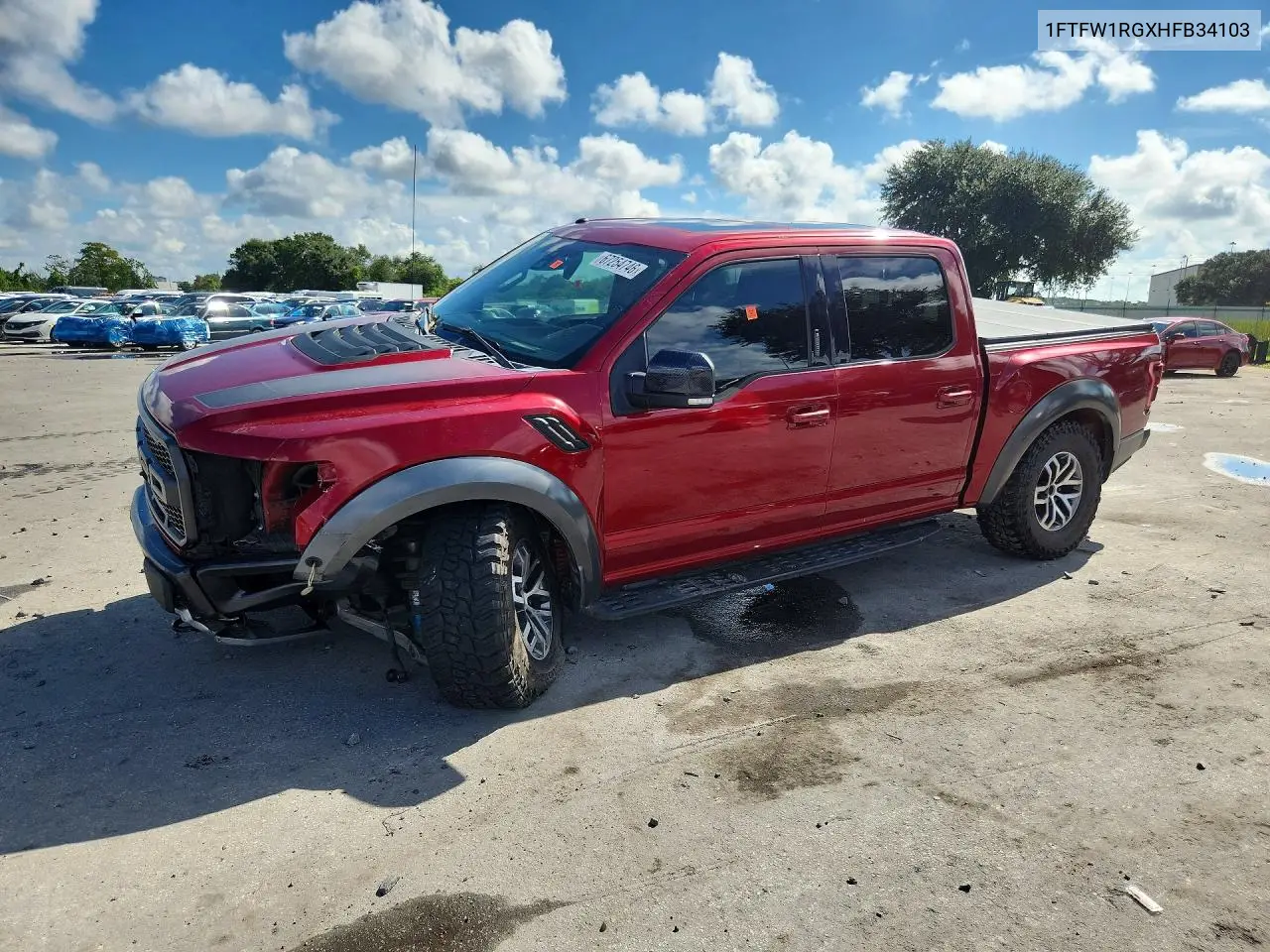 Ford F150 Raptor 2017