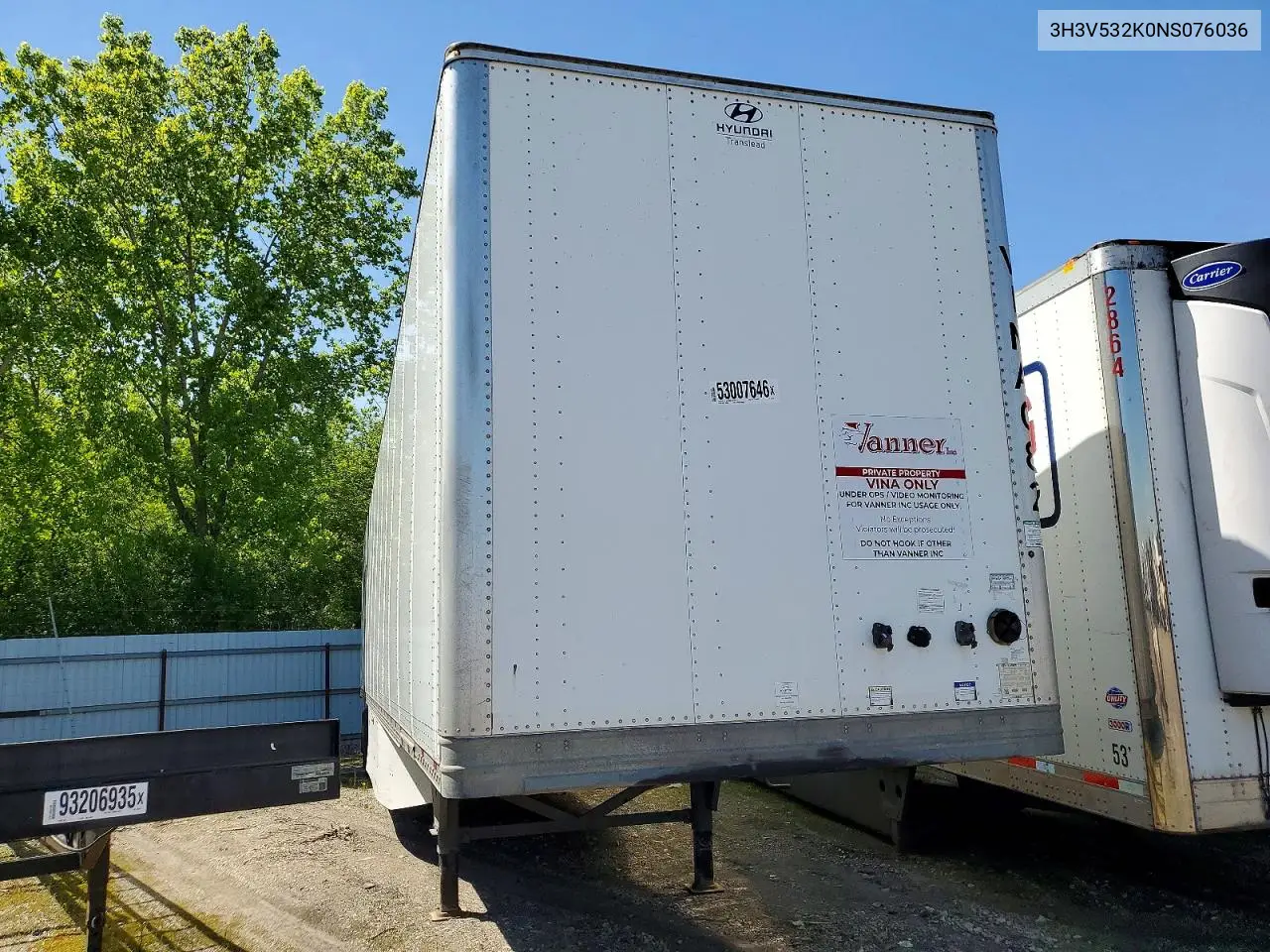 Hyundai Translead Vc2530152-Ajs Dry Van Trailer 2022