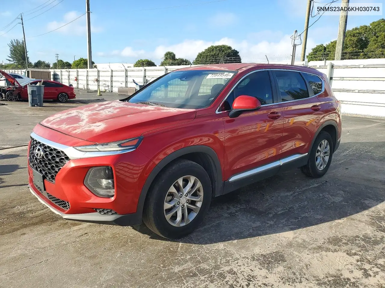 Hyundai Santa Fe Se 2019