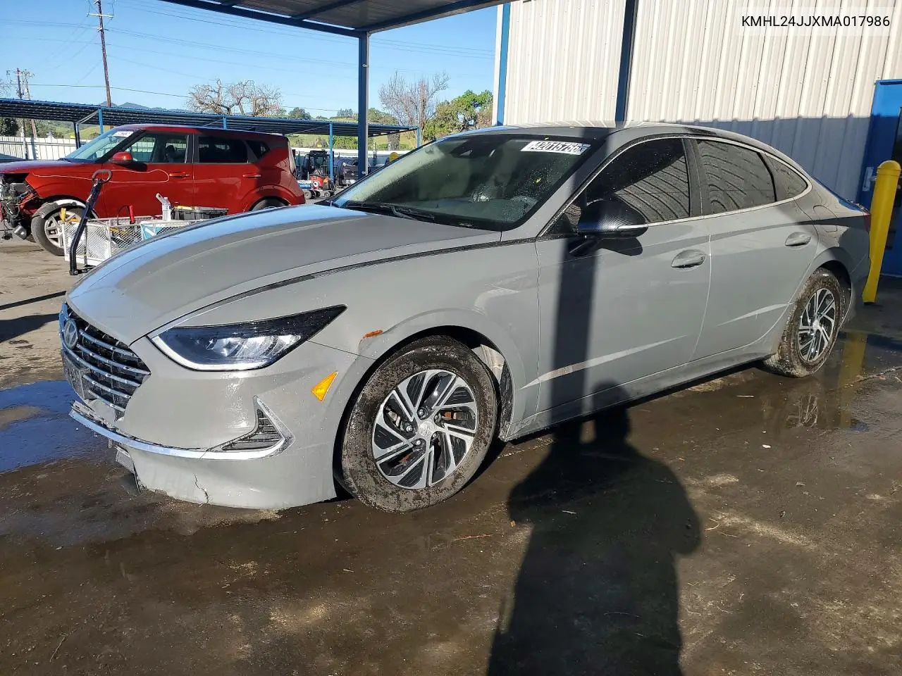 Hyundai Sonata Hybrid Blue 2021