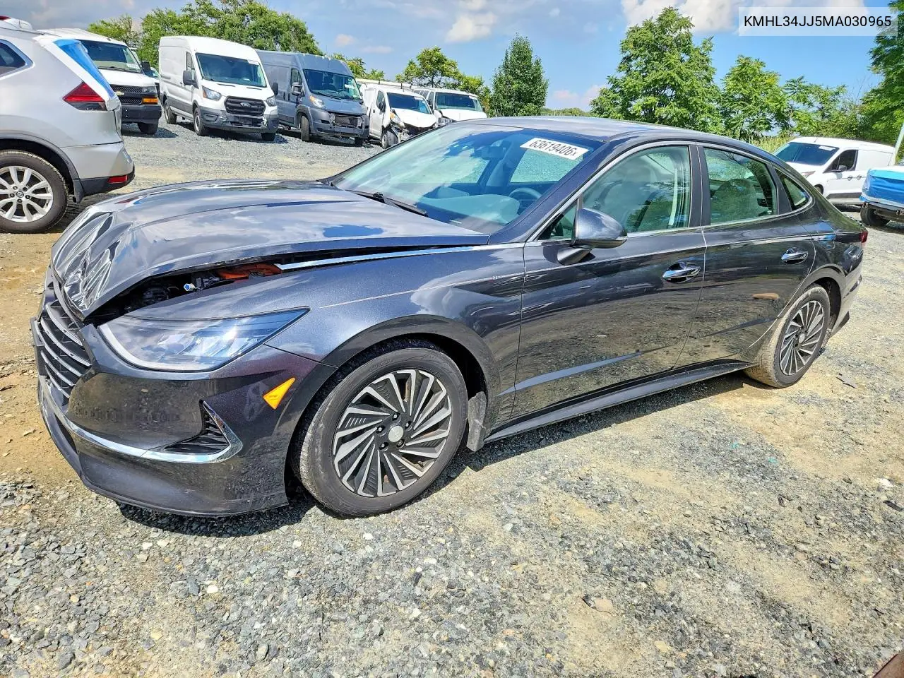 Hyundai Sonata Hybrid Sel 2021