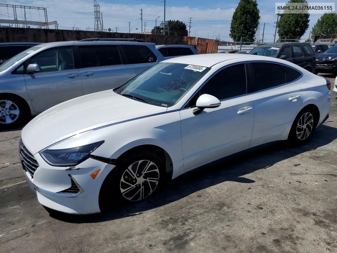 Hyundai Sonata Hybrid Blue 2021
