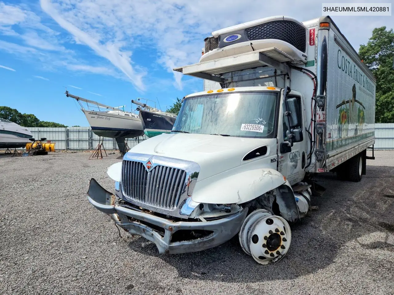 International Mv607 Refrigerated Box Truck 2021