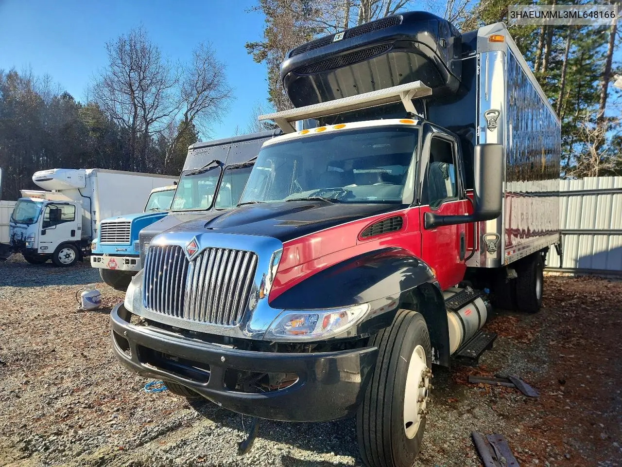 International Mv607 Refrigerated Box Truck 2021