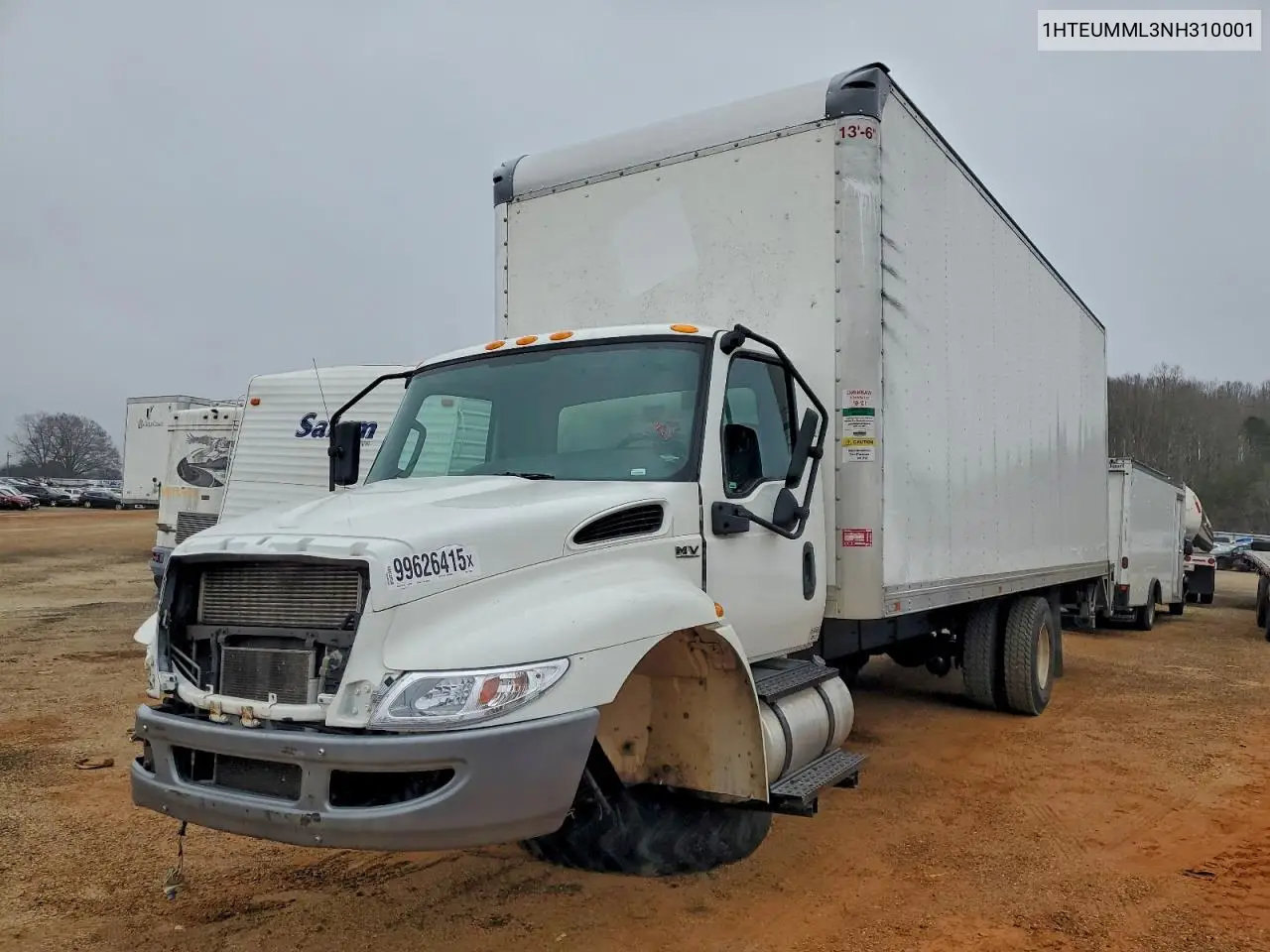 International Mv607 Box Truck 6.7L V-6 2022