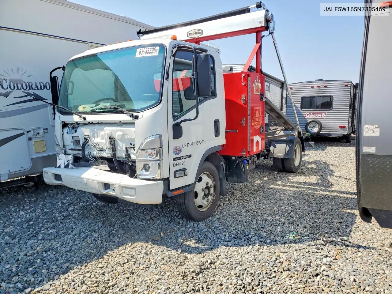 Isuzu Nrr Roll-Off Container Truck 2022