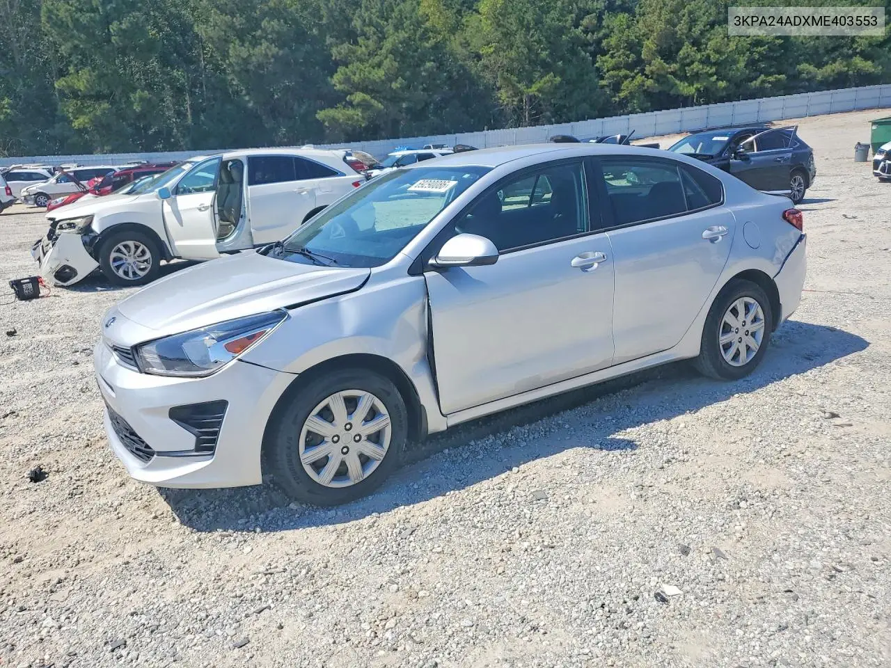 Kia Rio Lx 2021
