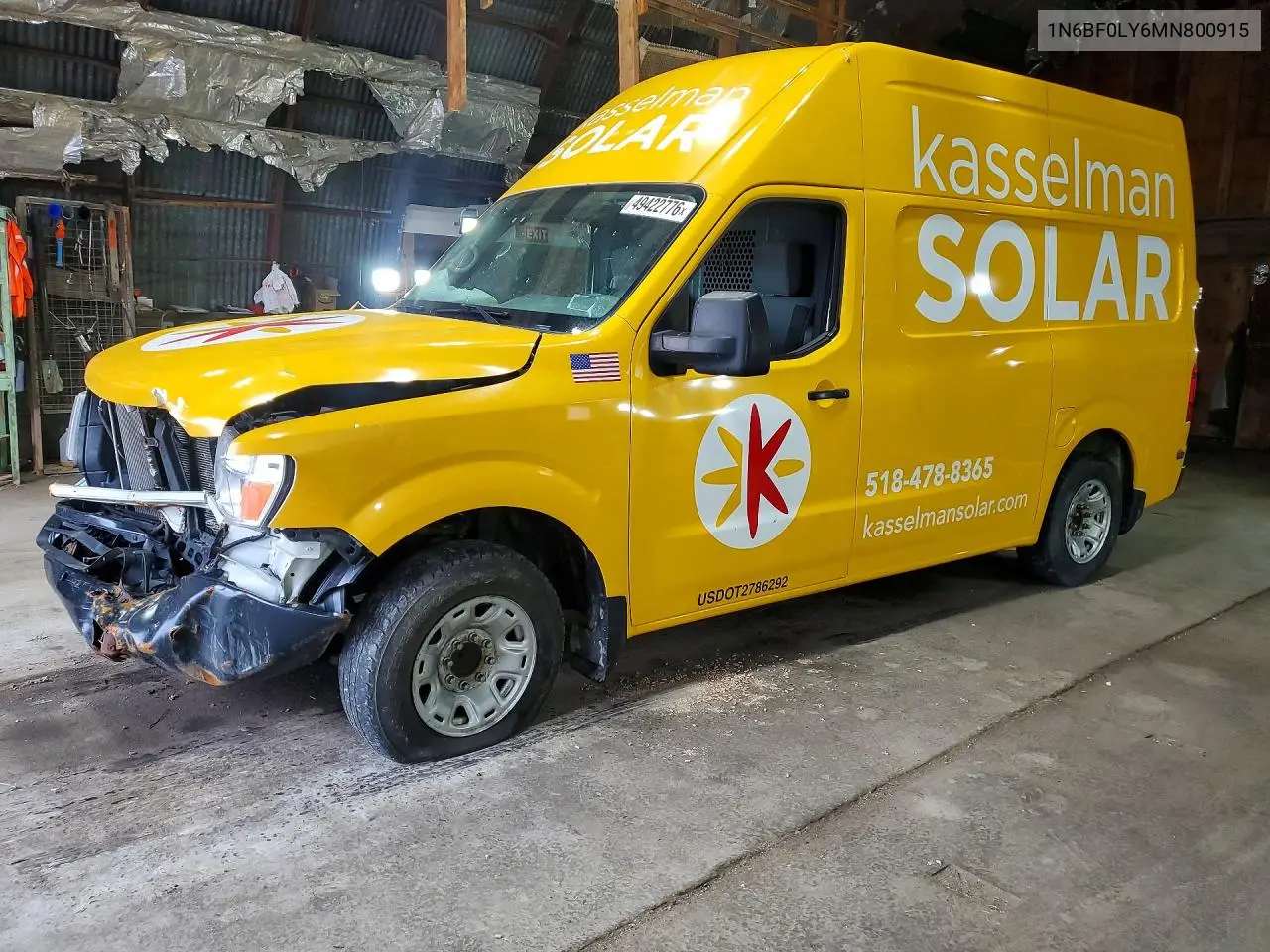 Nissan Nv 2500 Hd Sv 2021