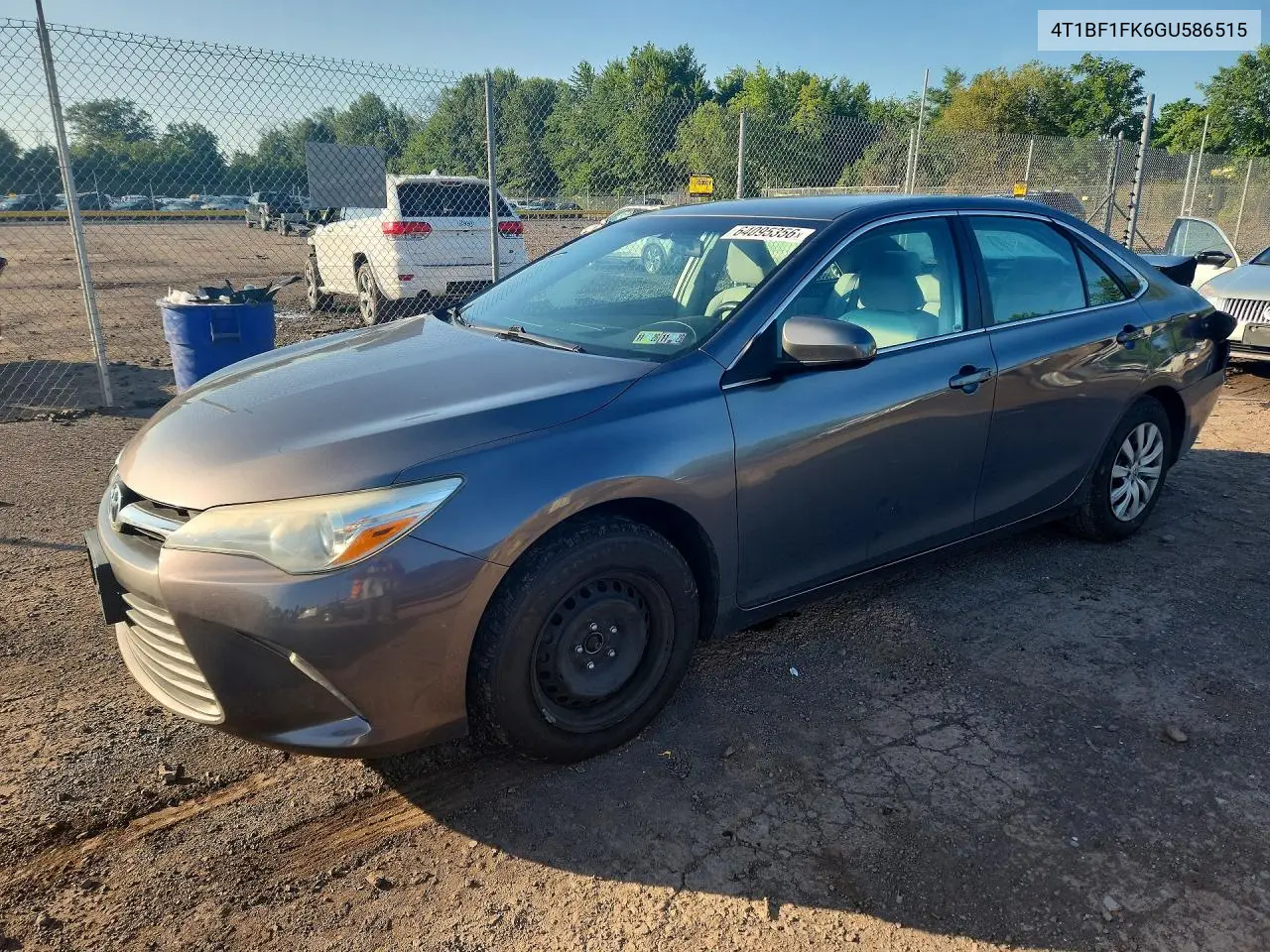 Toyota Camry Le 2016