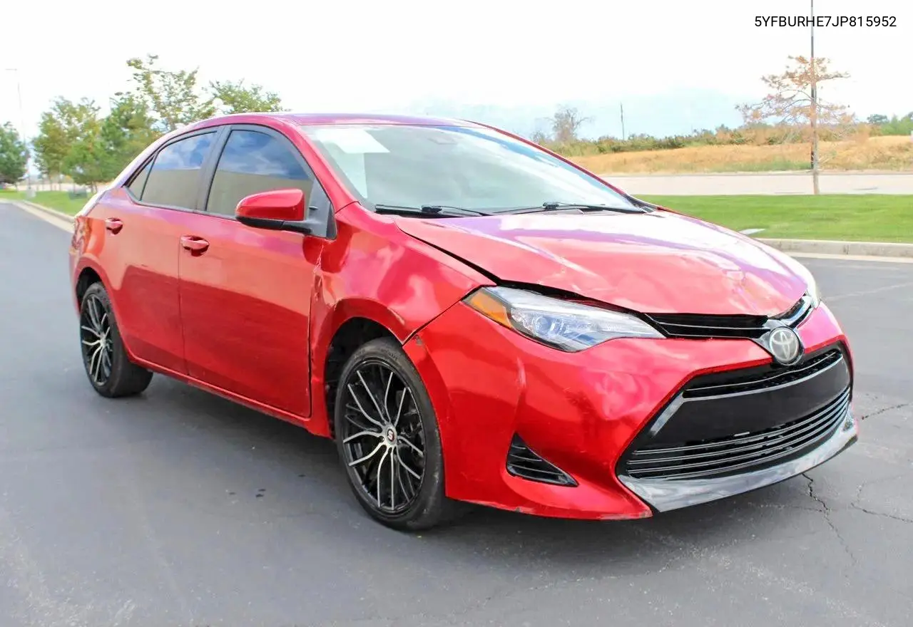 Toyota Corolla Le 2018