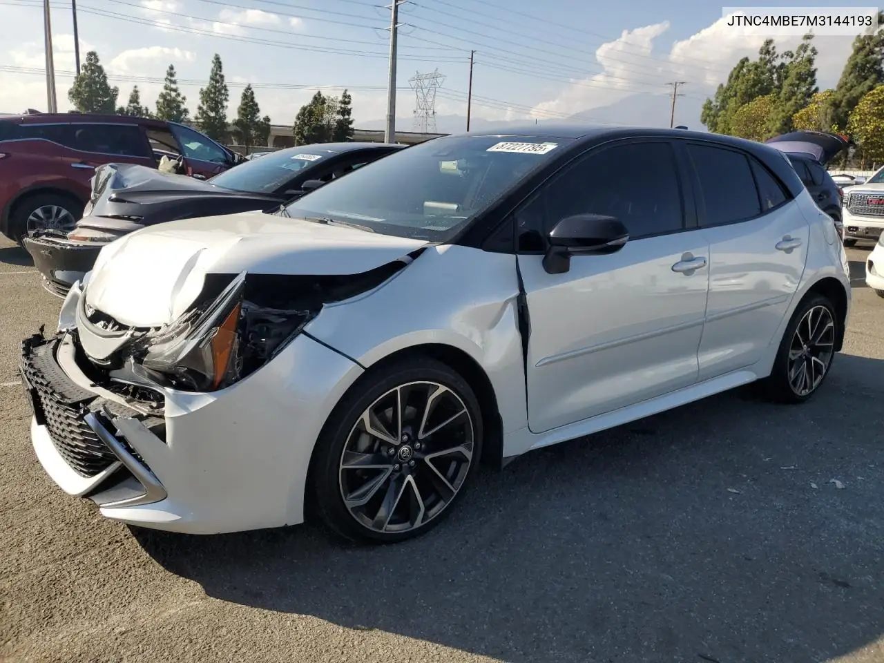 Toyota Corolla Xse 2021