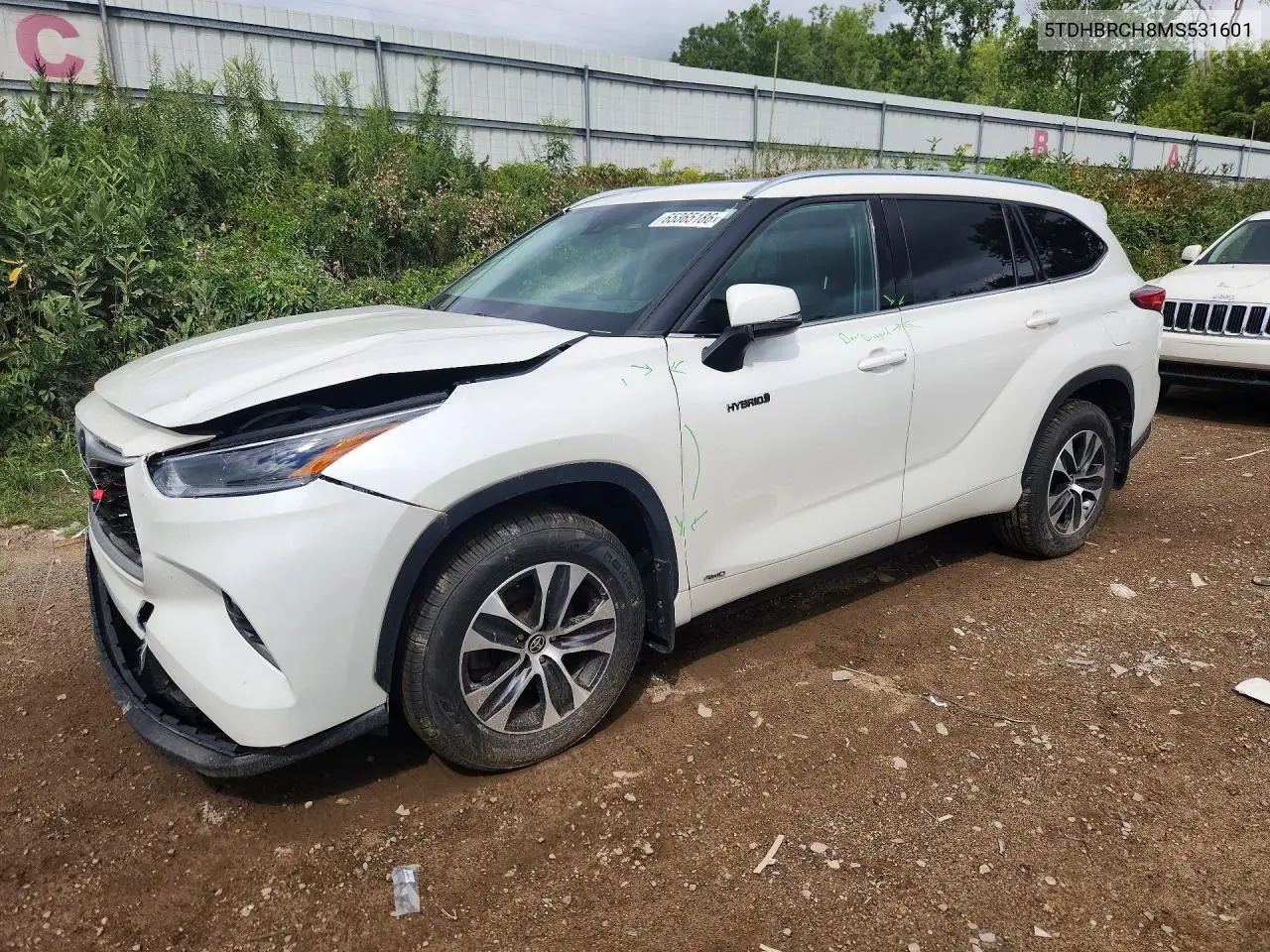 Toyota Highlander Hybrid Xle 2021