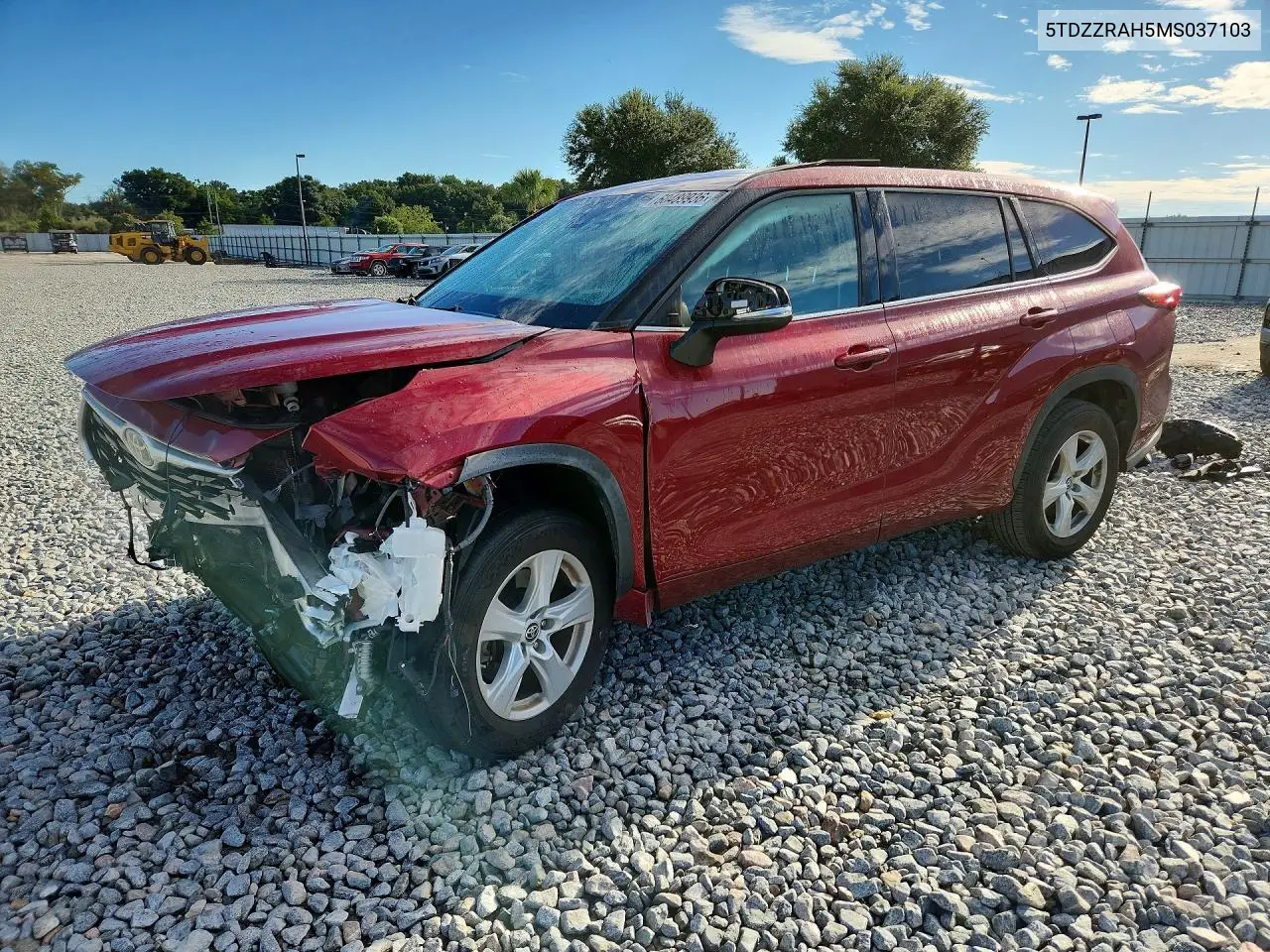 Toyota Highlander Le 2021