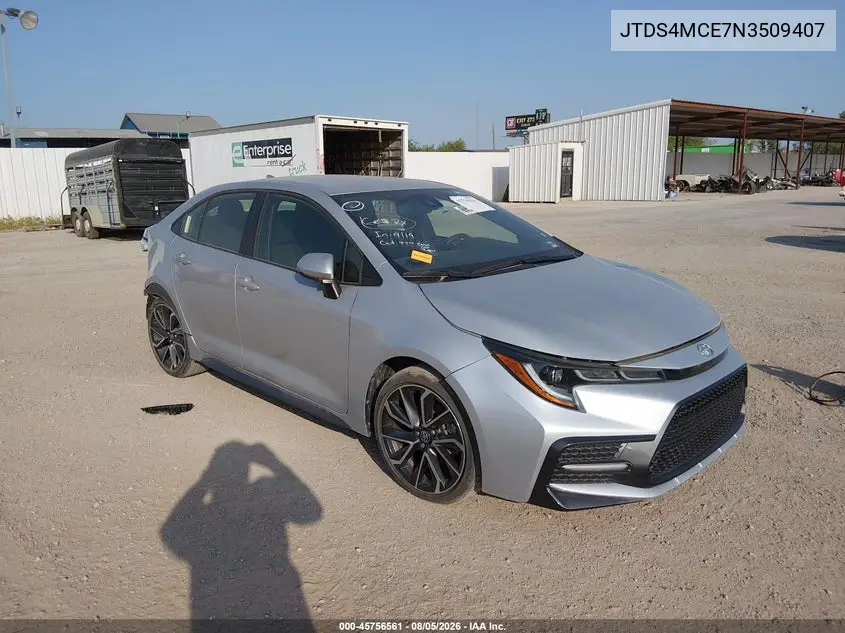 Toyota Corolla Se 2022