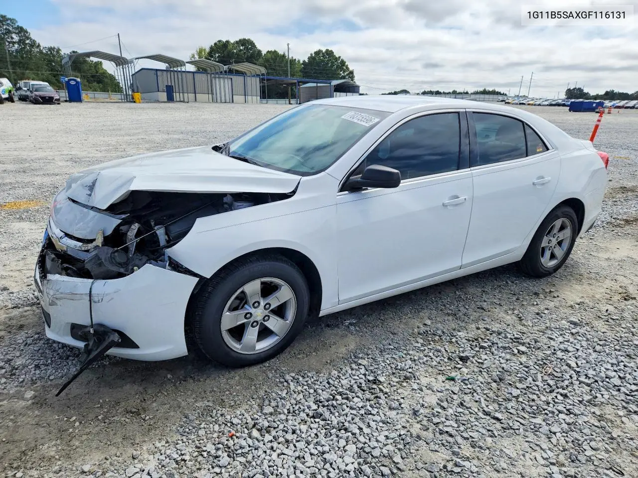 Chevrolet Malibu Limited Ls 2016