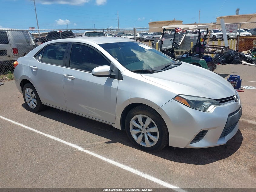 Toyota Corolla Le 2016